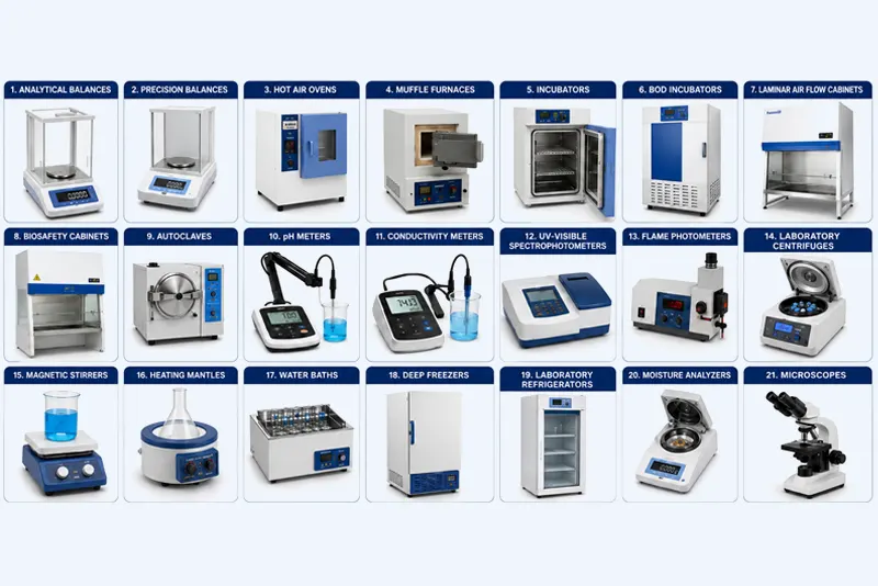 Laboratory Equipment for NABL Laboratories